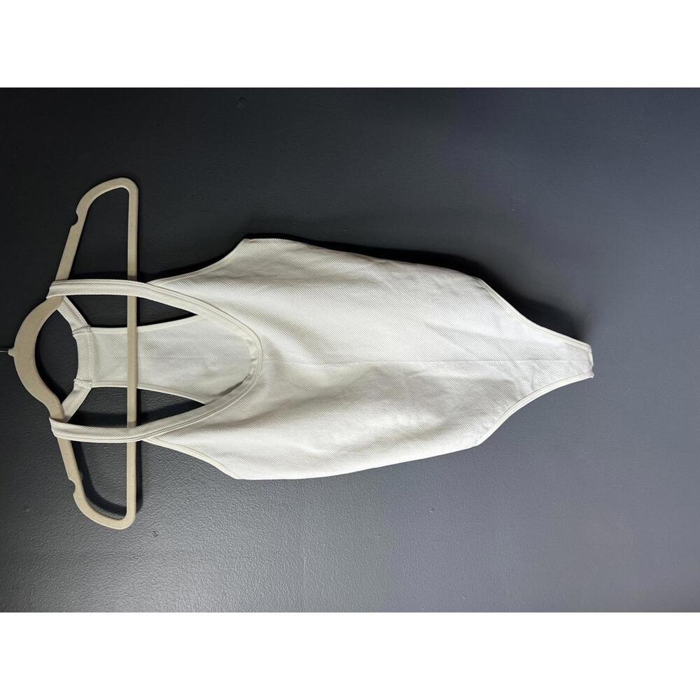 True Craft Chic Ivory Ribbed Bodysuit - Perfect for Layering